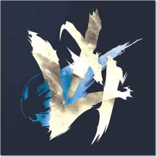 Cloud Cross Slash Posters and Art